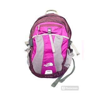 The North face Recon laptop bookbag Purple/Grey Padded Staps backpack